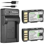 Kastar Battery (x2) & Slim USB Charger for Sony NP_FH50 NP_FH40 NP_FH30 NP_FP50 NP_FP51 and Sony A230 A290 A390 DSC_HX1 HX100 HX