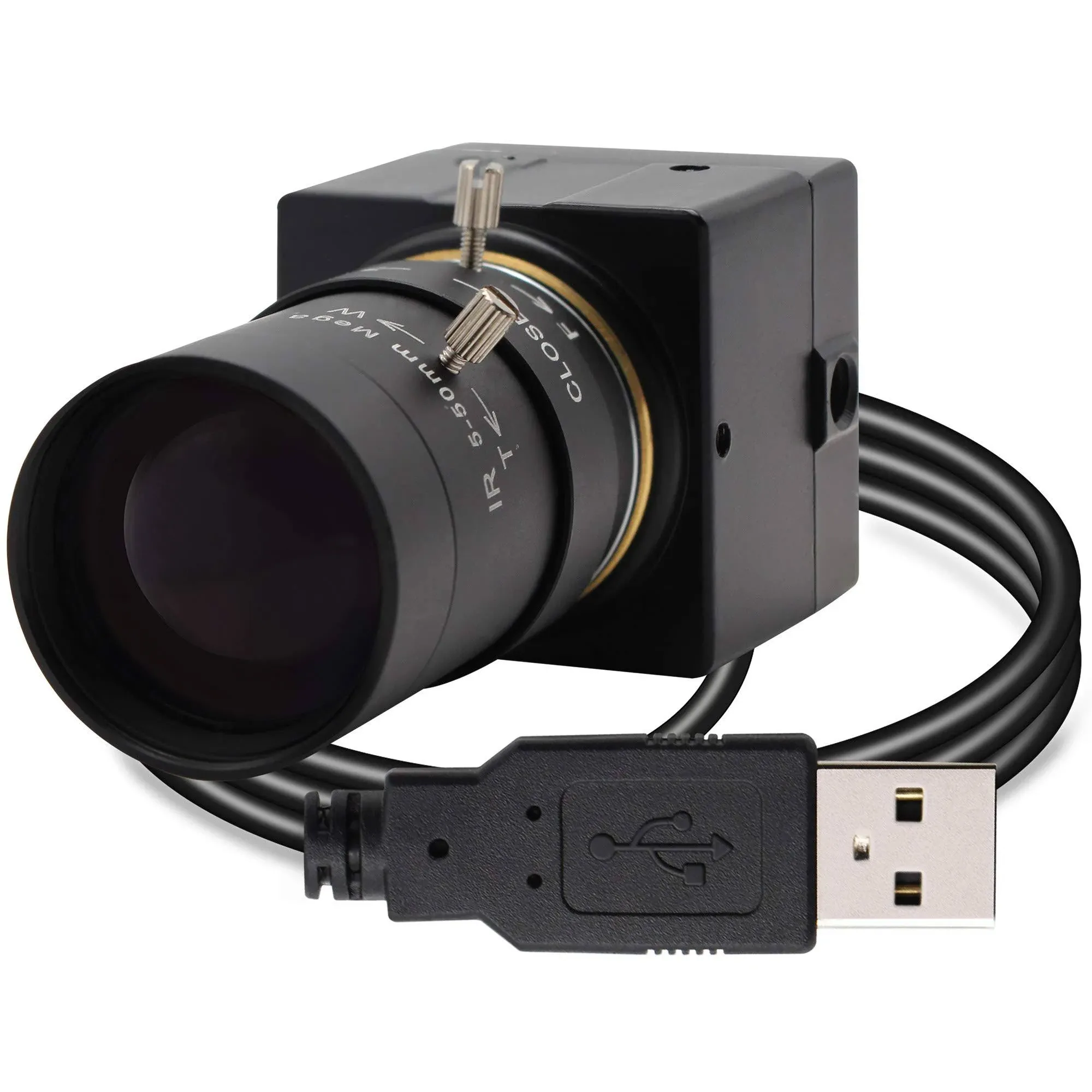 Camera USB 5-50mm Varifocal Lens Webcam High Speed VGA 100fps USB with Camera HD