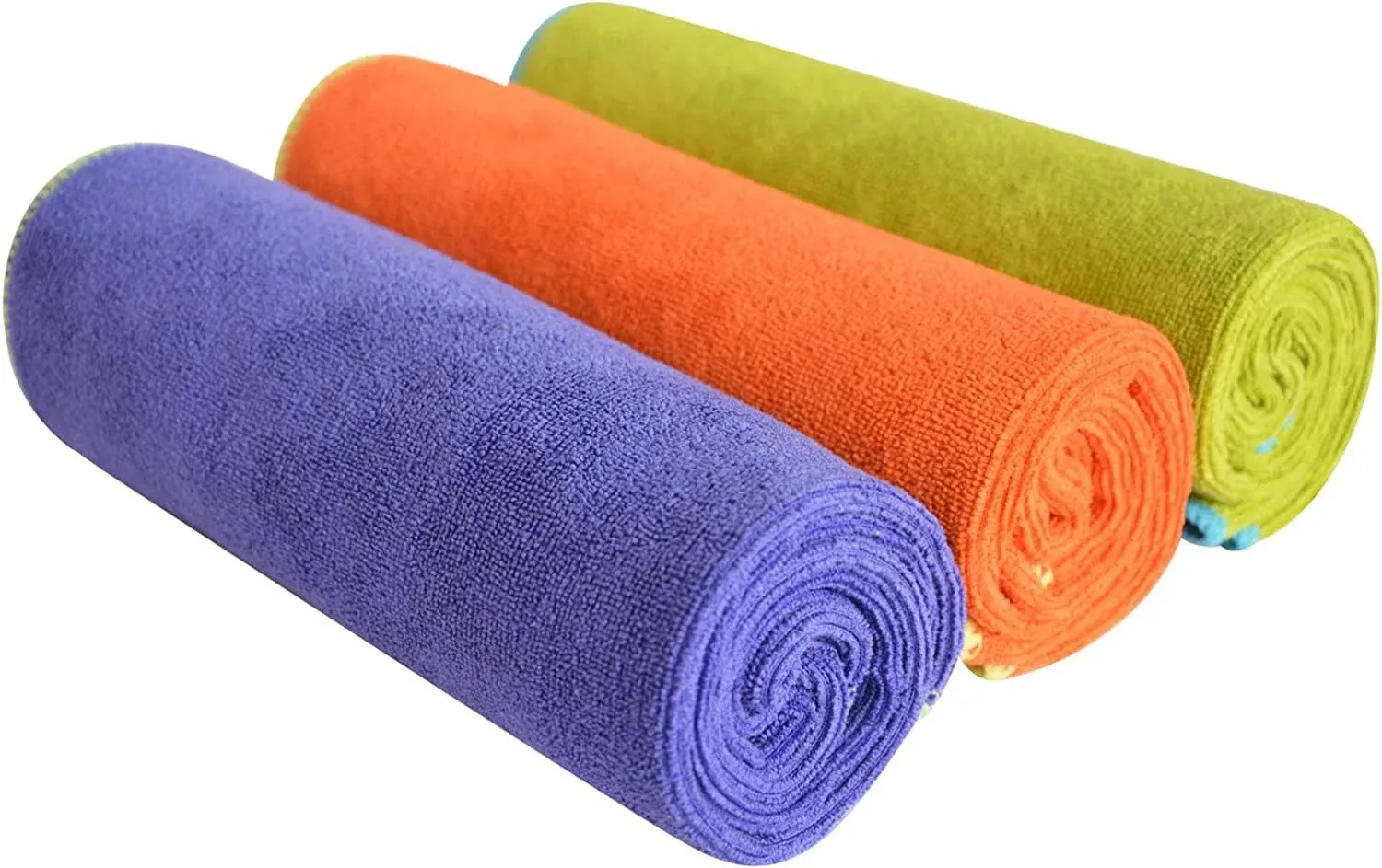 SINLAND Microfiber Gym Towels Sports Fitness Workout Sweat Towel Super Soft and Absorbent 3 Pack 16 Inch X 32 Inch