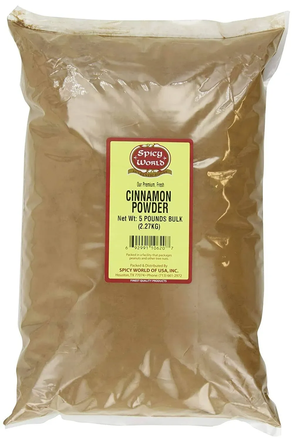 Cinnamon Powder 5 Pound Bulk Bag | Ground Cassia Cinnamon | Great for Coffee, Tea ...