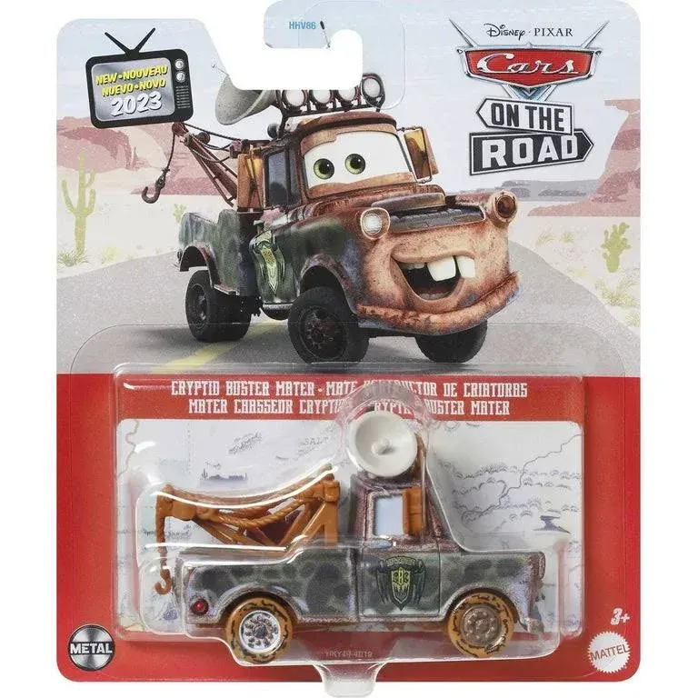 Disney and Pixar Cars on The Road Cryptid Buster Mater Die-Cast Truck, 1:55 Scale ...