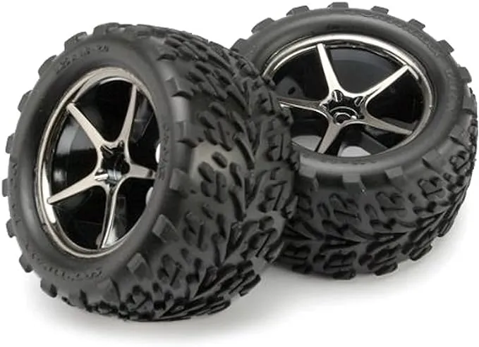 Traxxas Talon Tires/Gemini Wheels 1/16 E-Revo 2