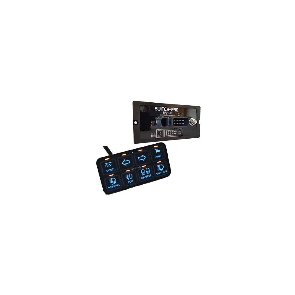 Switch-Pros SP9100 8 Switch Panel Bluetooth Programable Power System