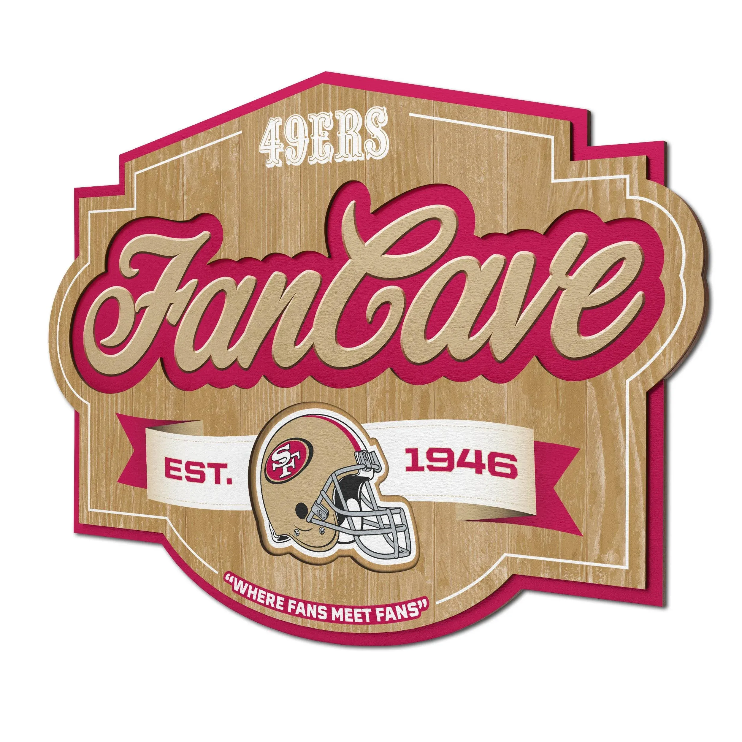 YouTheFan NFL Fan Cave Sign