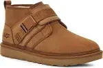 UGG Men&#x27;s Neumel Snapback Suede Boot Sheepskin Lined &#x27;Chestnut&#x27; Size 13