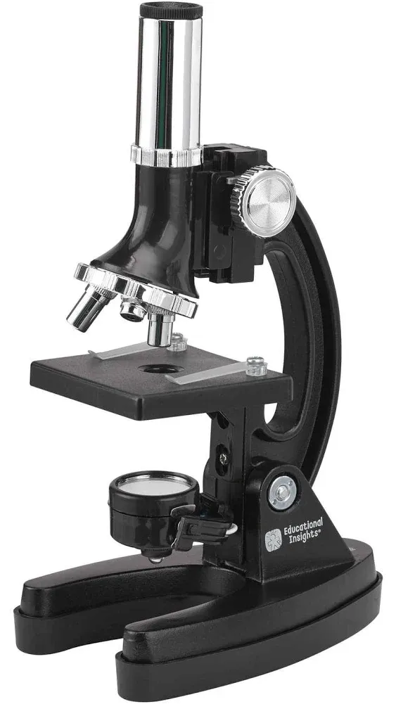 Educational Insights GeoSafari MicroPro 95-Piece Microscope Set, Prepared Slides, Instruction and Activity Guide, Ages 8 and up