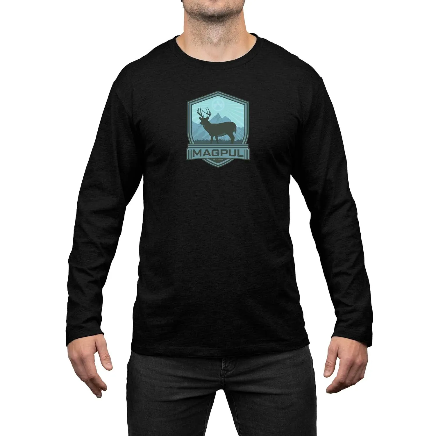 Magpul Mapgul Crew Neck Blend Long Sleeve T-Shirt for Men