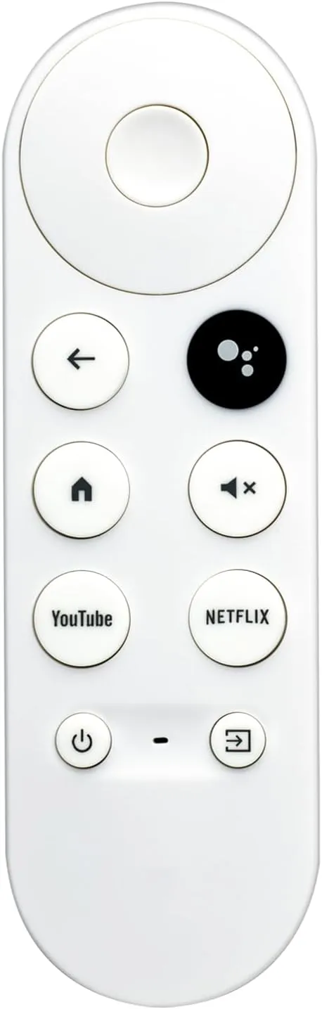 New Universal Remote Control Compatible with Google Chromecast 4k Snow, Voice Remote Control for G9N9N/GA01409-US/GA01919-US/GA01920-US/GA01923-US/GA02463-US/GA02464-US.(Remote Control ONLY)