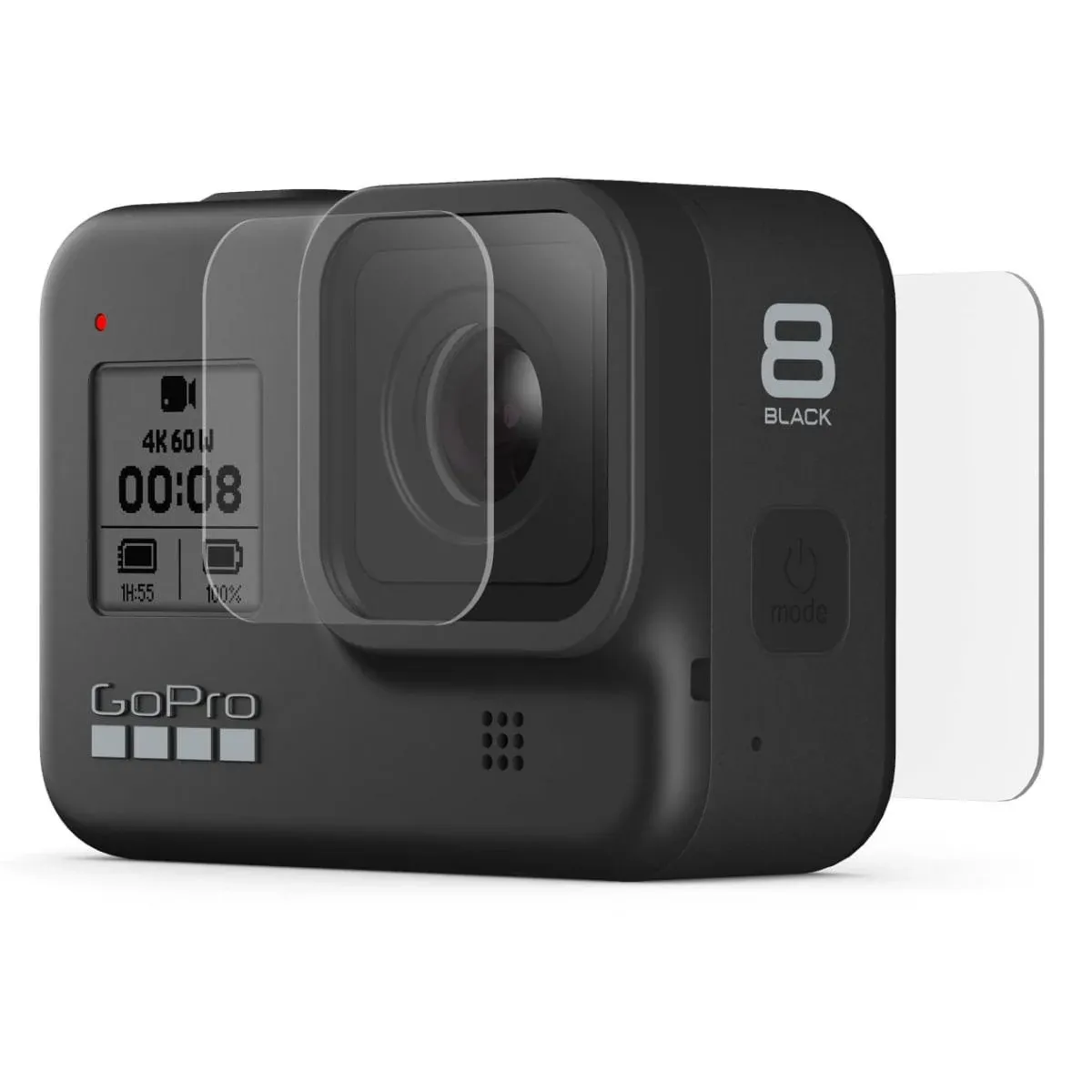 GoPro HERO8 Black Tempered Glass Lens and Screen Protectors