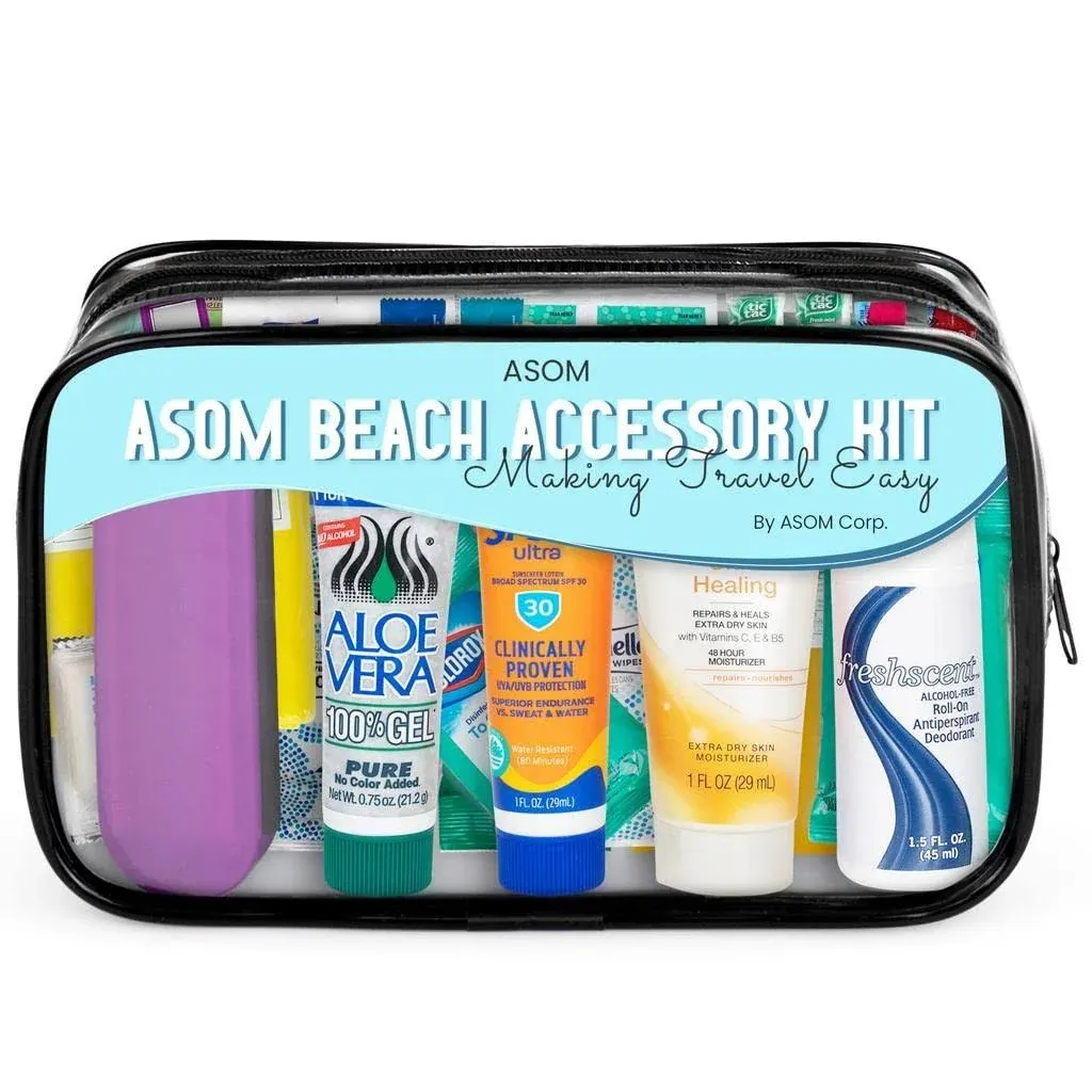 Asom Beach Accessory Essentials Toiletry Convenience Kit