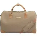 London Fog Chelsea Large Satchel, Champagne, Carry-On 20-Inch Champagne 