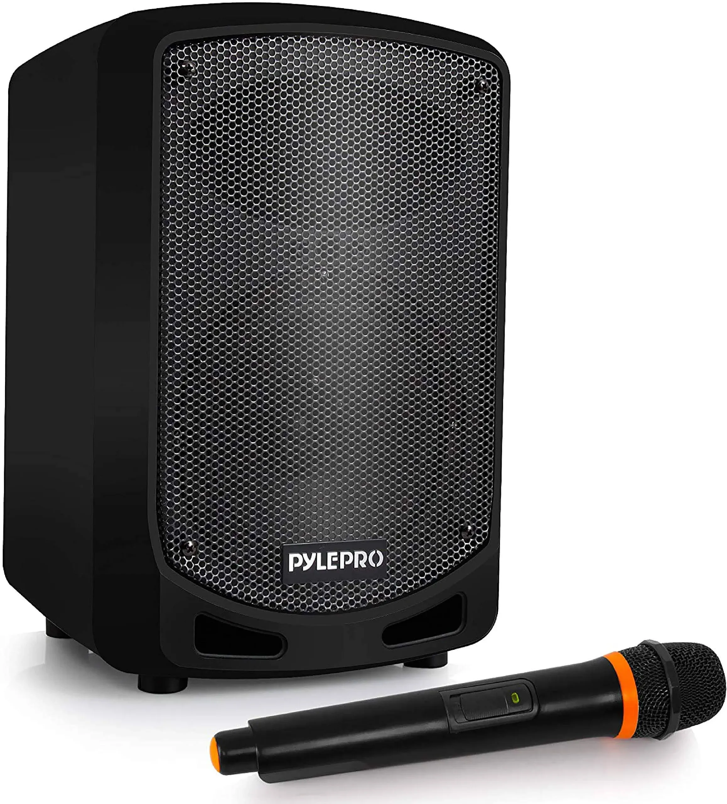 Pyle Compact &amp; Portable Bluetooth PA Speaker Karaoke Wireless Microphone