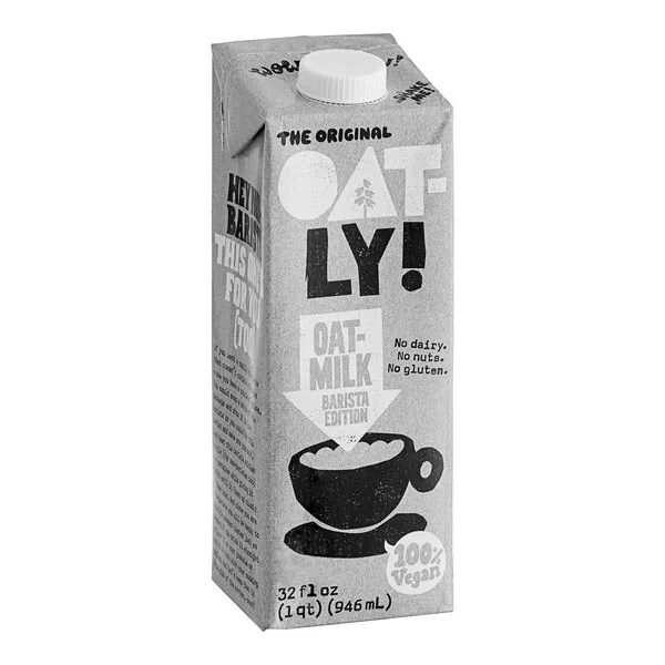 Oatly Barista Edition Oat Milk 32 fl. oz. - 12/Case