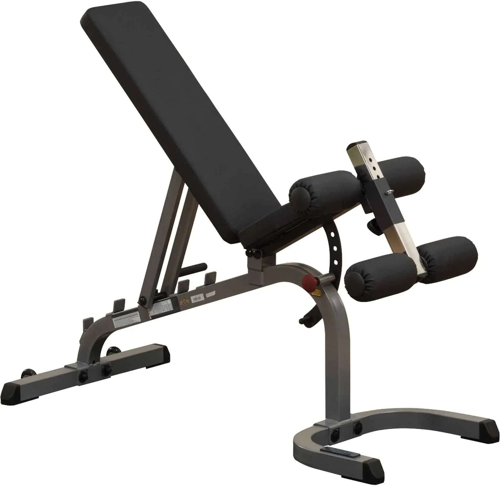 Body-Solid Flat Incline Decline Bench 600 Lb Weight Capacity Commercial GFID31