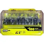 Ryobi A25R151 Shank Carbide Router Bit Set (15-Piece)