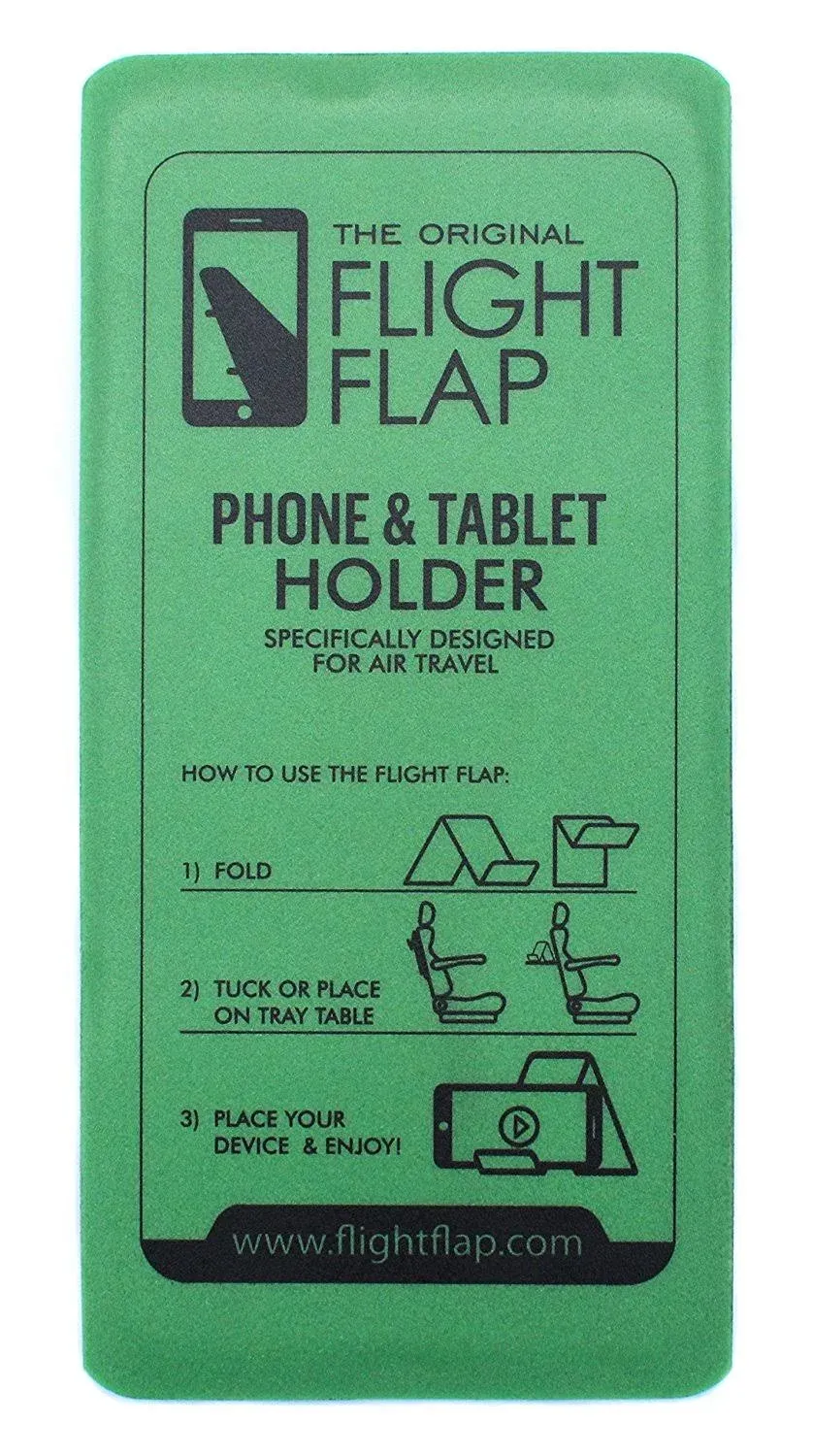 Flight Flap Phone & Tablet Holder, Designed for Air Travel - Flying, Traveling,