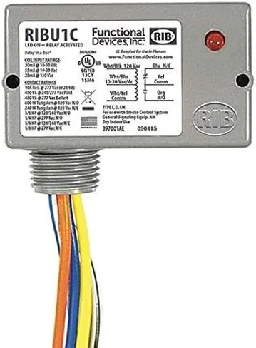 Functional Devices RIBU1C Relay Enclosed