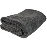 ExoForma Mega Car Drying Towel from No Streaks, Scratches, or Water Spots - Large Premium 1200 GSM Microfiber - Double Twist Pile & Edgeless Design for 1 Quick & Effortless Dry - 24” x 36”