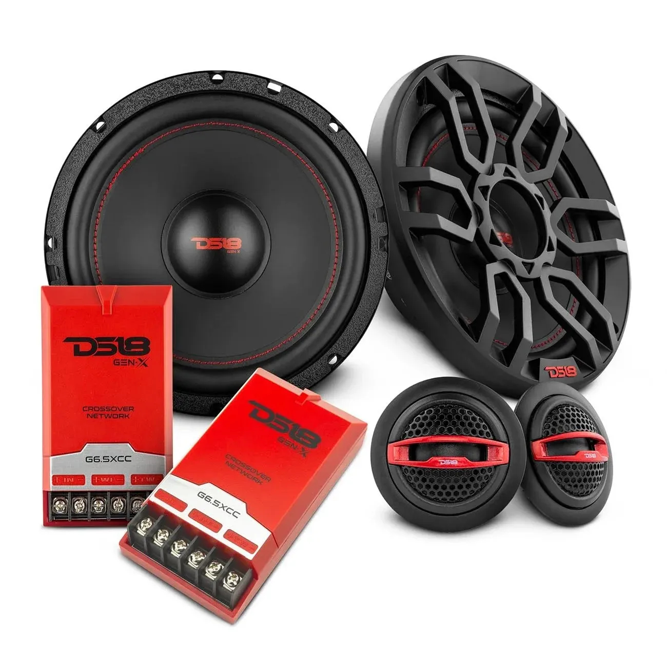 DS18 GEN-X6.5C 100W RMS 6.5&#034; 2-Way Component Speaker System