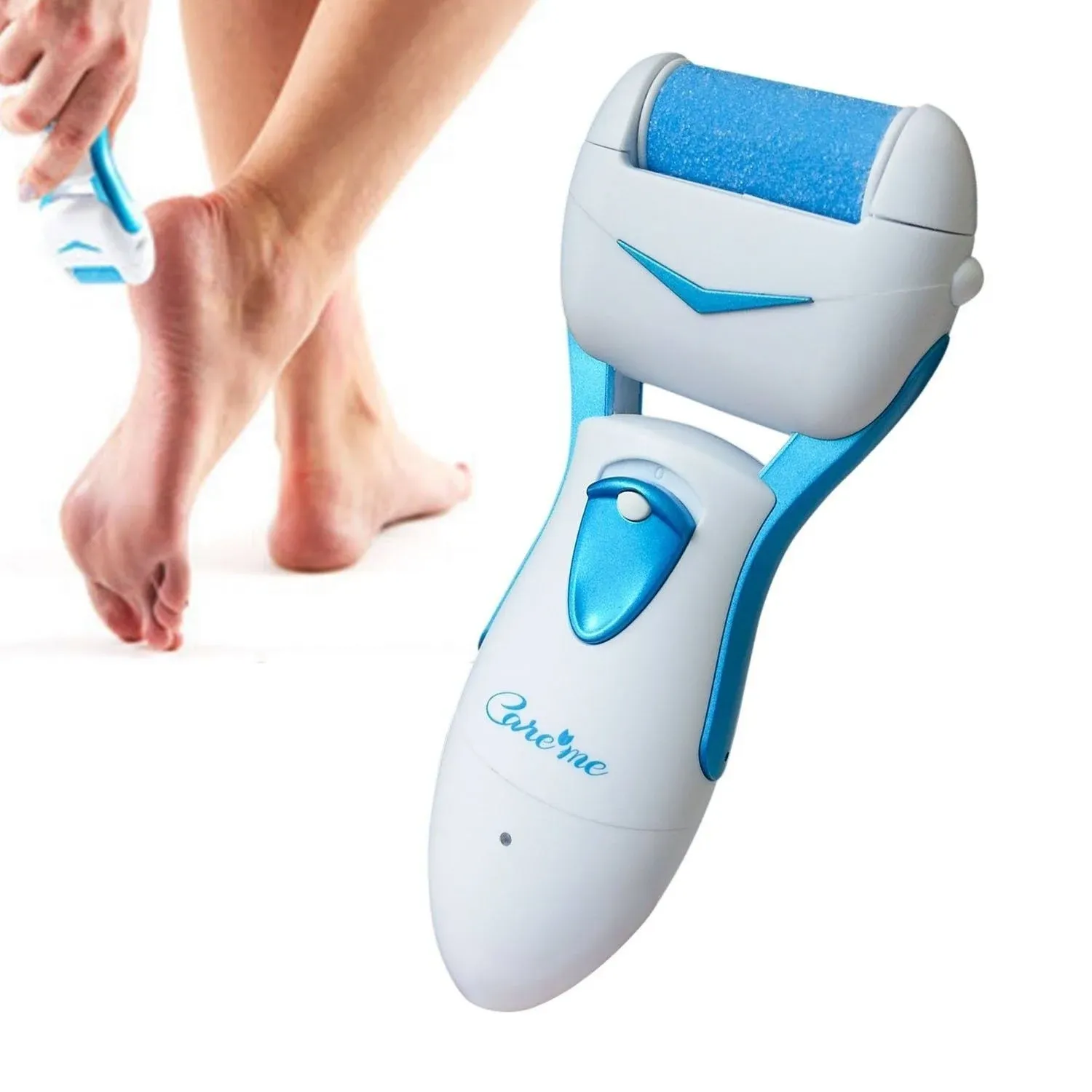 As Seen on TV Care Me Rechargeable Electric Foot Callus Remover, Blue