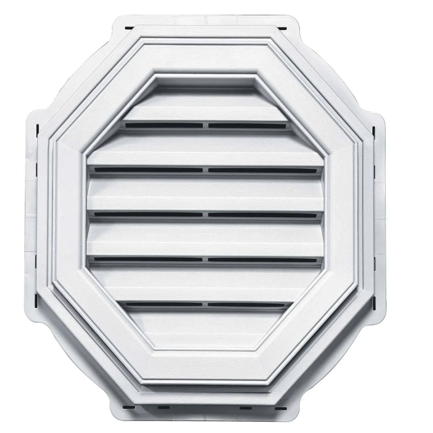 Builders Edge 120011818123 Octagon Gable Vent White 18"