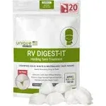 Unique RV Digest-It Drop-In Pod Holding Tank Toilet Treatment (20 Rapid-Dissolve