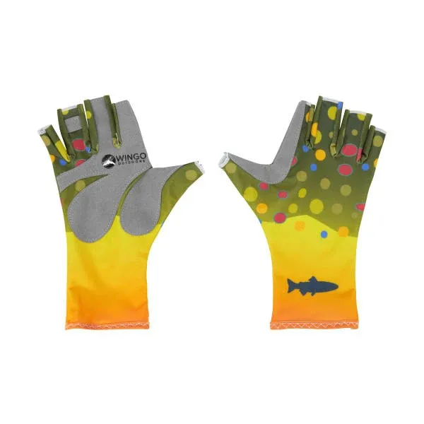 NEW Wingo Outdoor Fish Skin Casting Gloves - OSFM