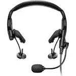 Bose Proflight 시리즈 2 항공 헤드셋, 블루투스 없음, 듀얼 플러그 케이블, 블랙