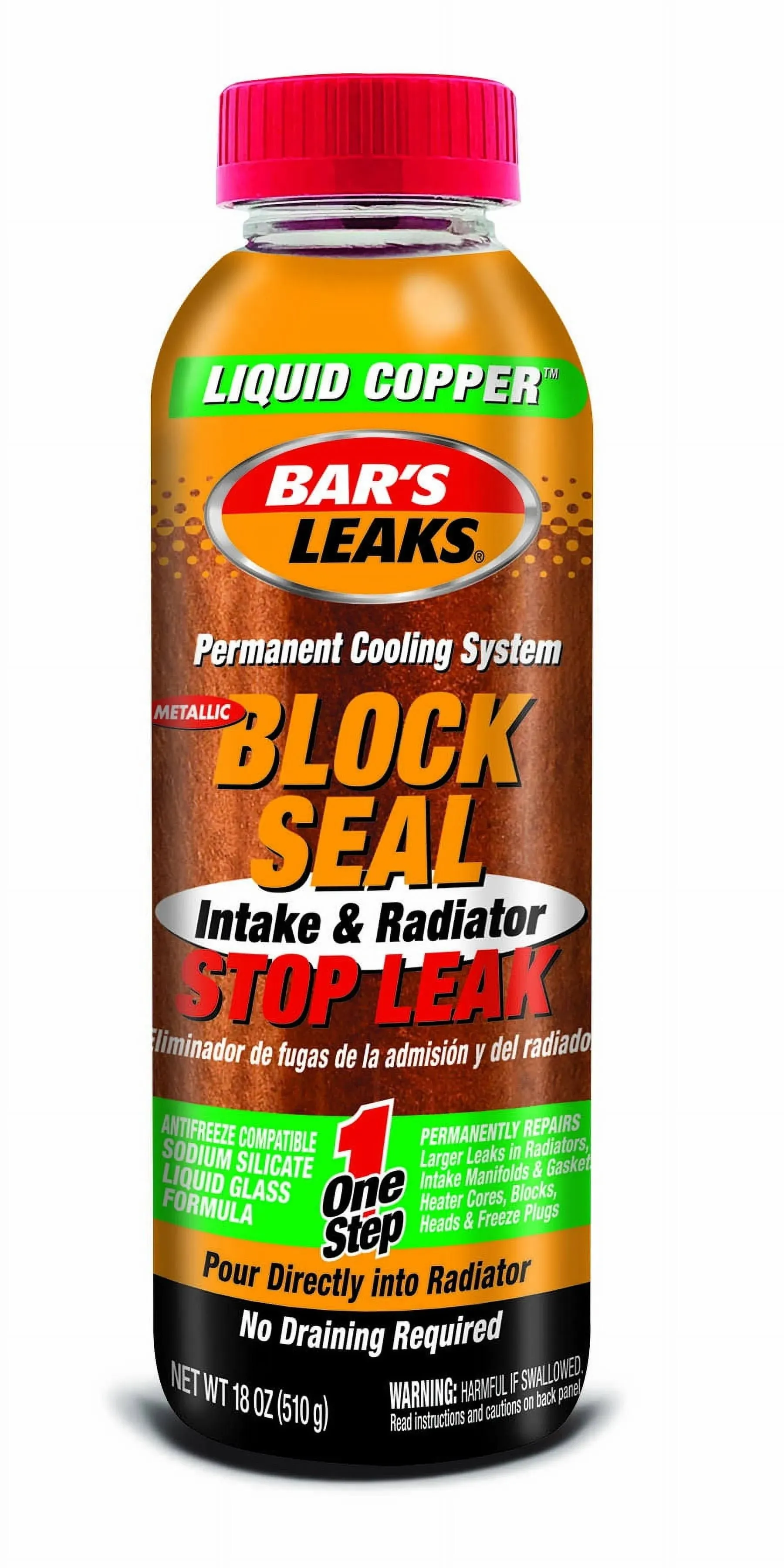 1109 Block Seal Liquid Copper Intake and Radiator Stop Leak - 18 Oz.