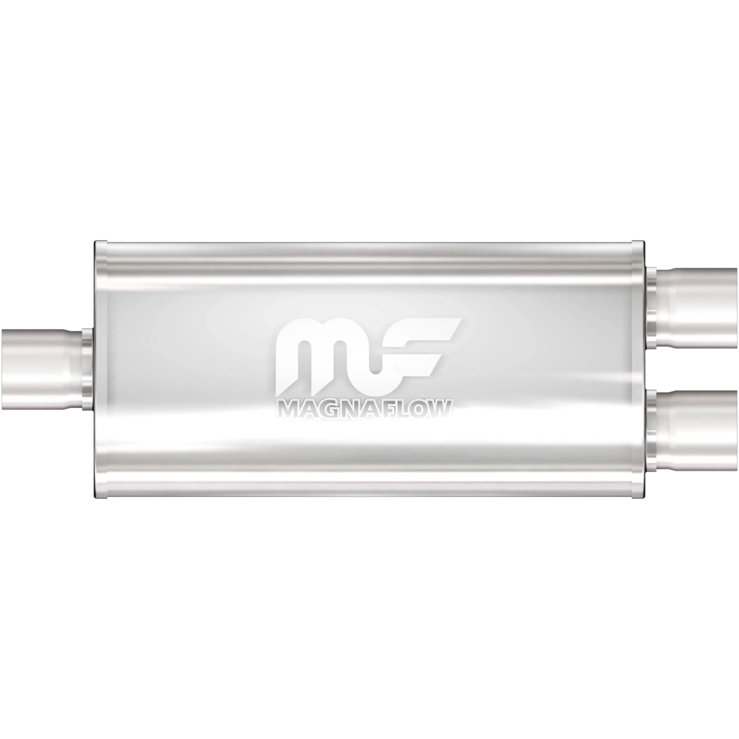 Magnaflow 12198 High-Flow Performance Muffler 5x8x14 Oval 3&#034;/2.5&#034; Single/Dual