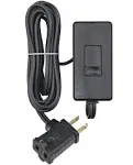 Leviton R15-TBL03-10E 120V 6 ft. Polarized Cord Black Universal Tabletop Dimmer