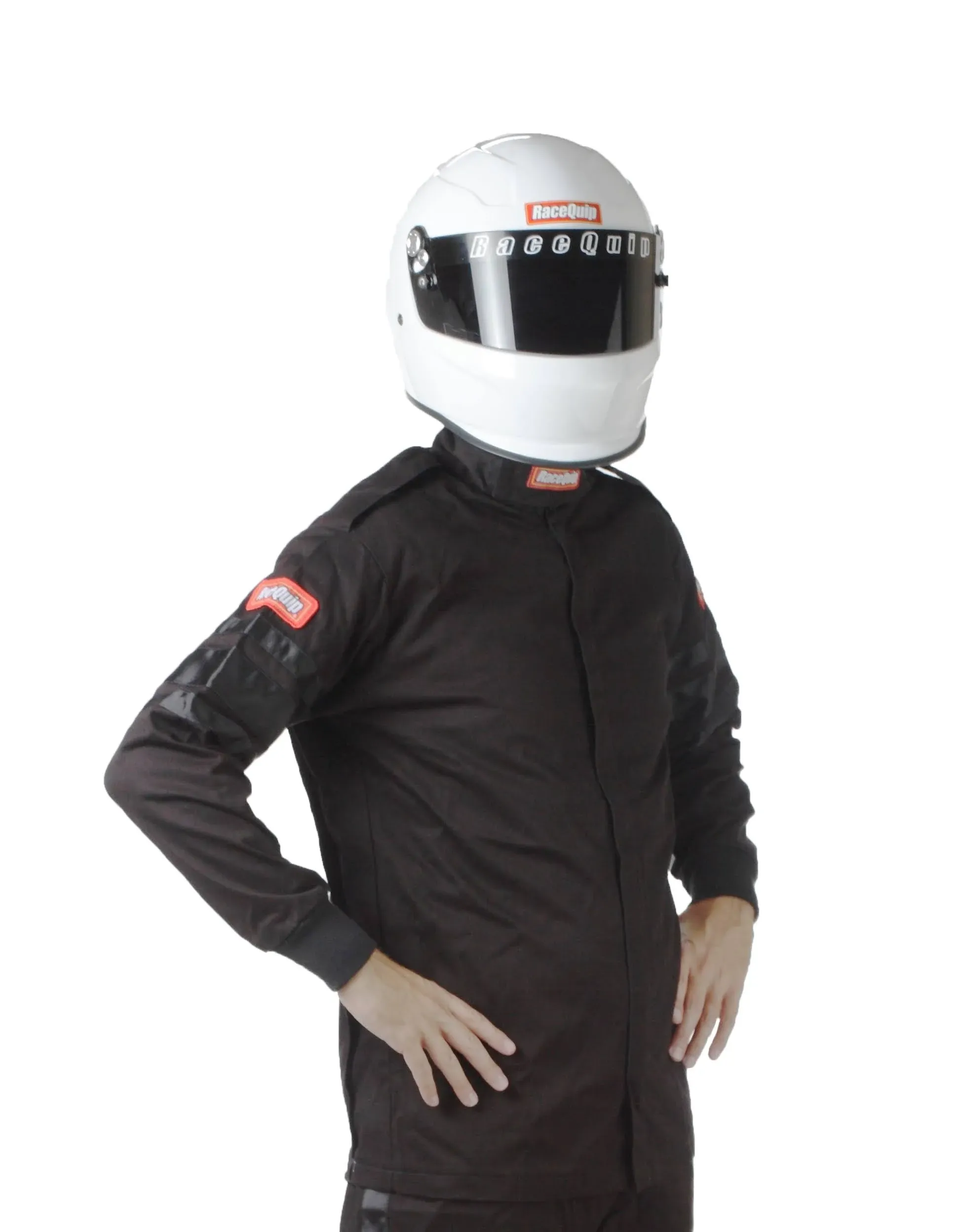 RaceQuip 111000 SFI-1 Single Layer Driving Jacket Black 5X-Large