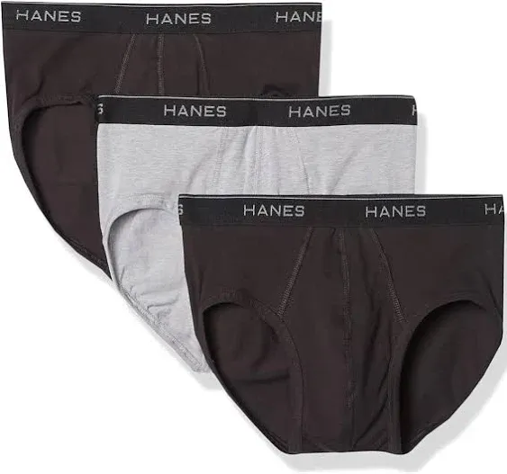 Hanes Men's Tagless Briefs 10-PACK SIZE 2XL 3XL Assorted Colors Underwear