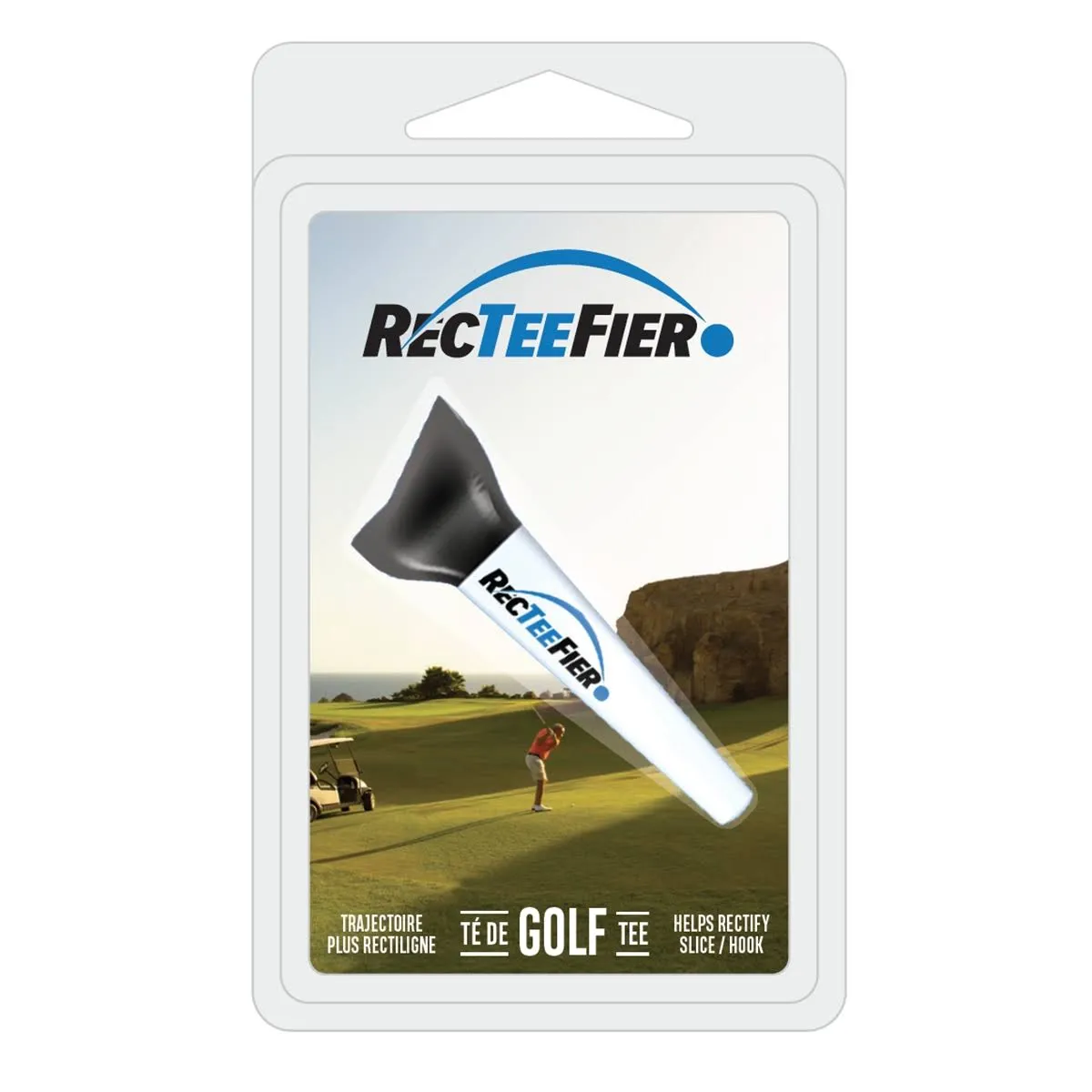 New RecTeeFier Golf Slice Correction Tee