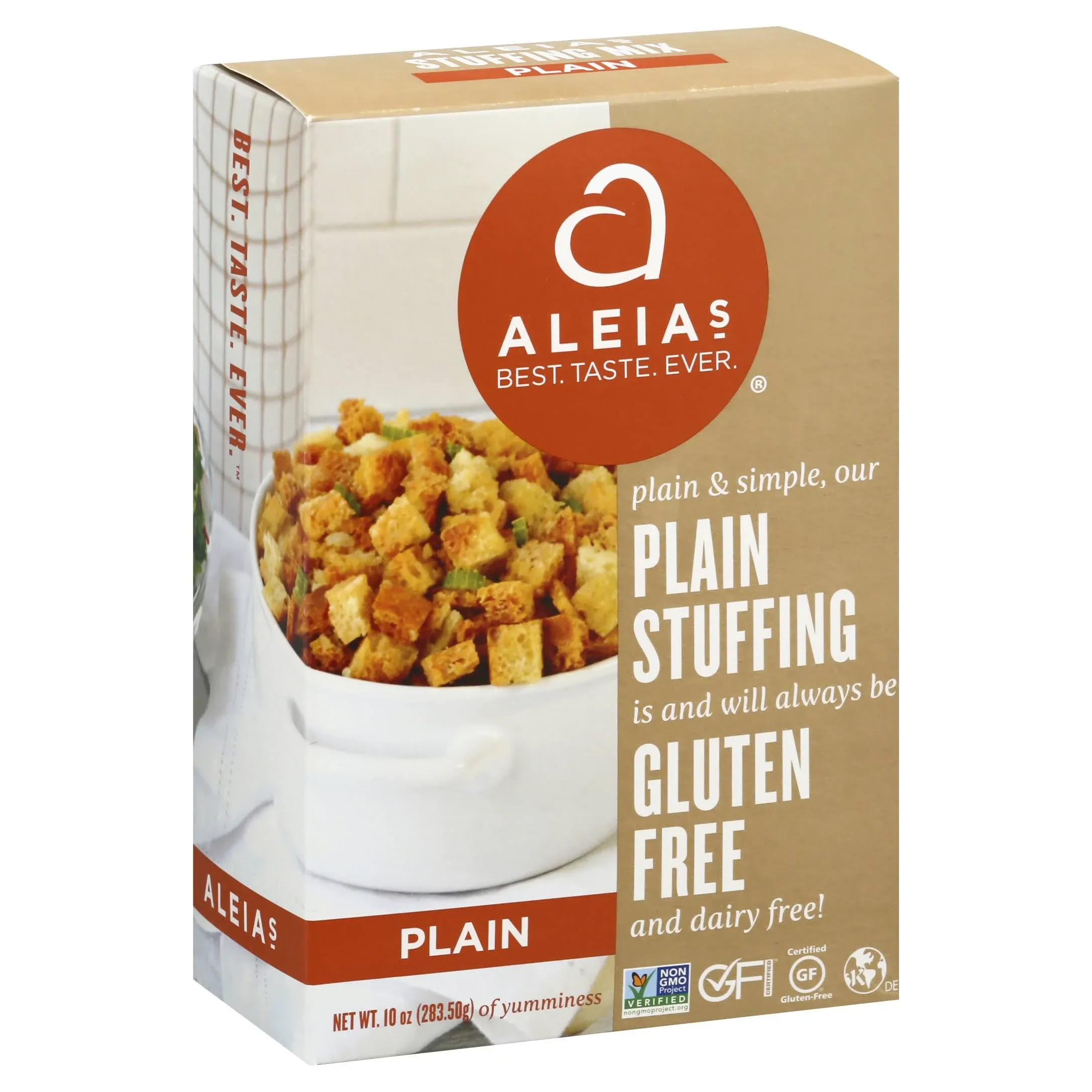 Aleia's Stuffing Mix, Gluten Free, Plain - 10 oz