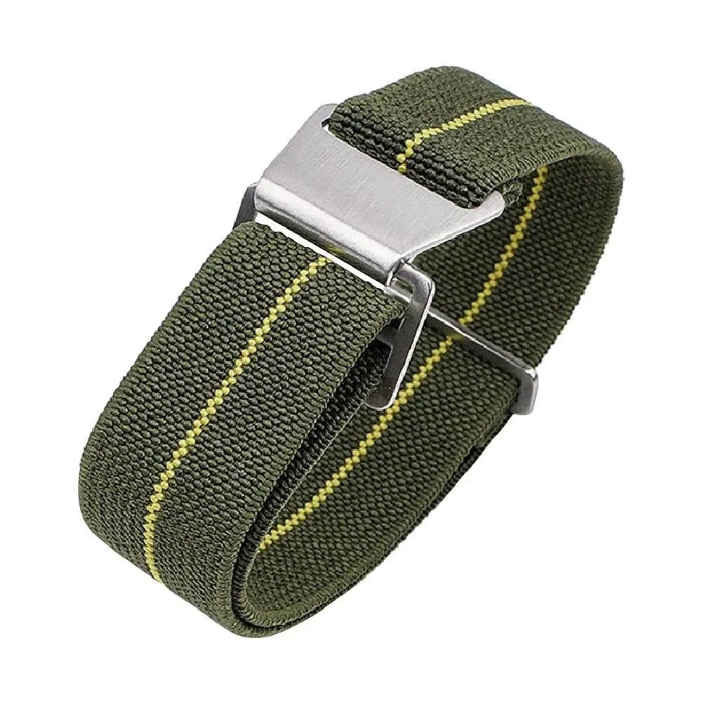 JBR French Troops Parachute Style Watch Band - Elastic Fabric Nylon Waterproof ...