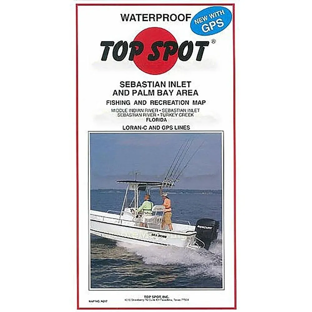 Top Spot Map N217 Sabastian Inlet &