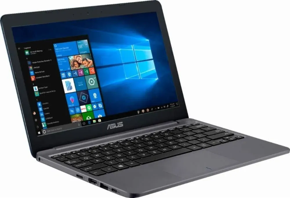 ASUS 2018 Laptop - 11.6" 1366 x 768 HD Resolution - Intel Celeron N4000-2GB Memory - 32GB eMMC Flash Memory - Windows 10 - Star Gray