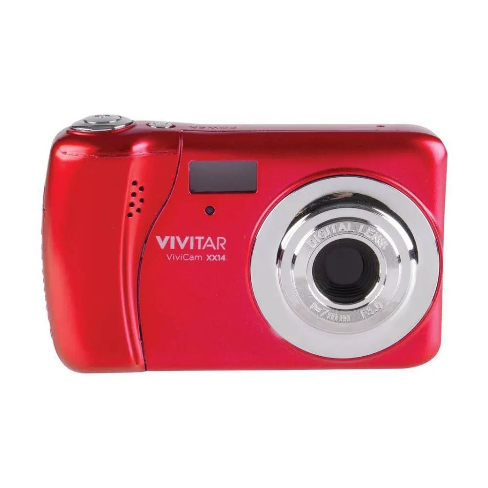 Vivitar 1.8" Selfie 20MP Digital Camera, VXX14-RED, Red