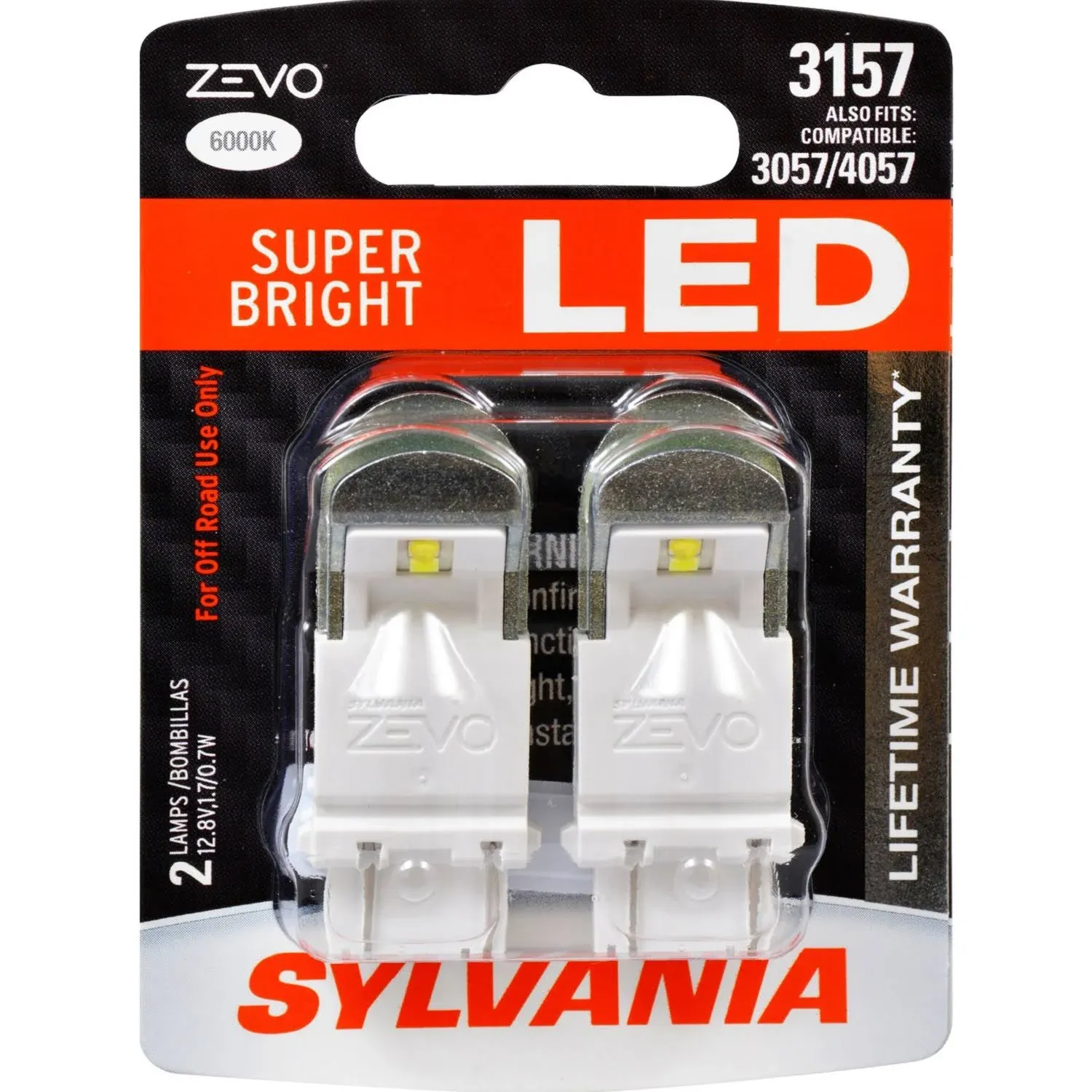 Sylvania Zevo 3057 White LED Bulb (Pack of 2)