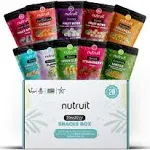 Nutruit Gourmet Healthy Snack Variety Box (Pack of 20), Vegan, Gluten Free, Non