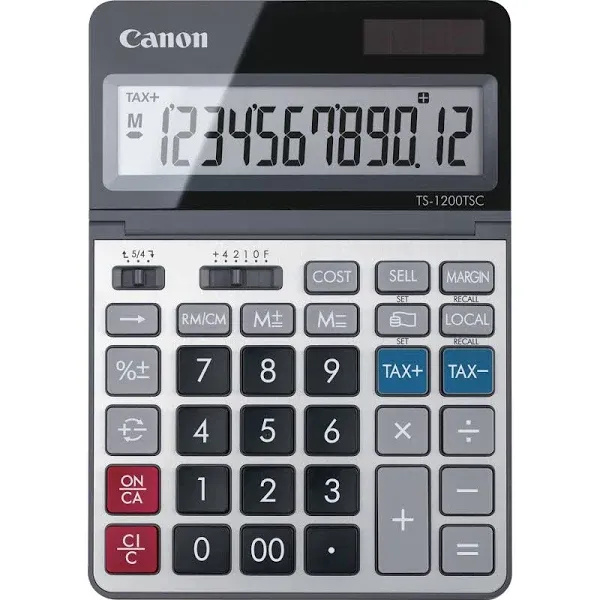 Canon TS-1200TSC 12-Digit Desktop Calculator