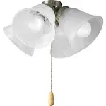 Progress Lighting AirPro 4-Light Ceiling Fan Light Kit - Brushed Nickel - P2643-09WB