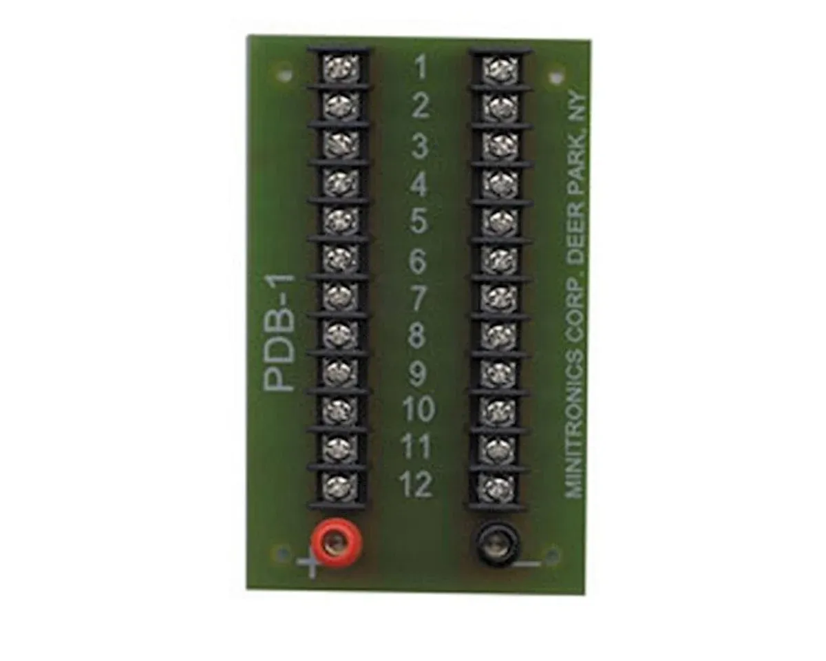 Miniatronics Corp 12-Position Prewired Power Distribution Block