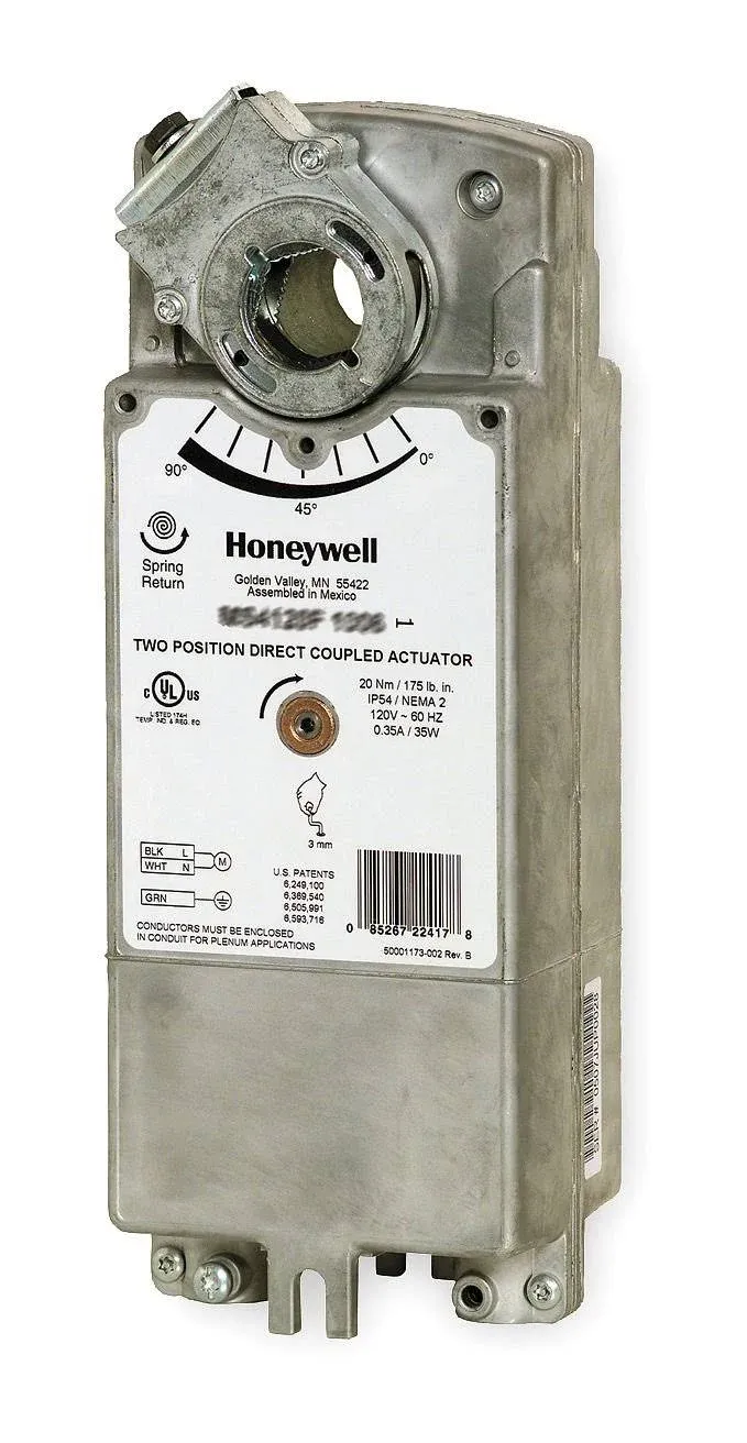 Honeywell MS4120F1006 Two-Position Actuator Spring Return