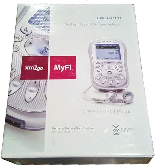 Delphi MyFi XM2GO Portable XM Satellite Radio Receiver with Home / Car Kits