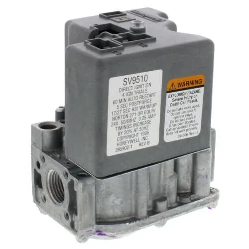 SV9510M2511 - OEM Upgraded Honeywell Furnace Smart Gas Valve