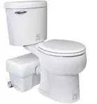 Liberty Pumps ASCENTII-RSW - 1/2 HP Complete Toilet Macerator System (Round B...