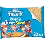 Rice Krispies Treats Marshmallow Snack Sheet, Kids Snacks, Treat Making, Baking Project, Original, 32oz Sheet (1 Sheet)