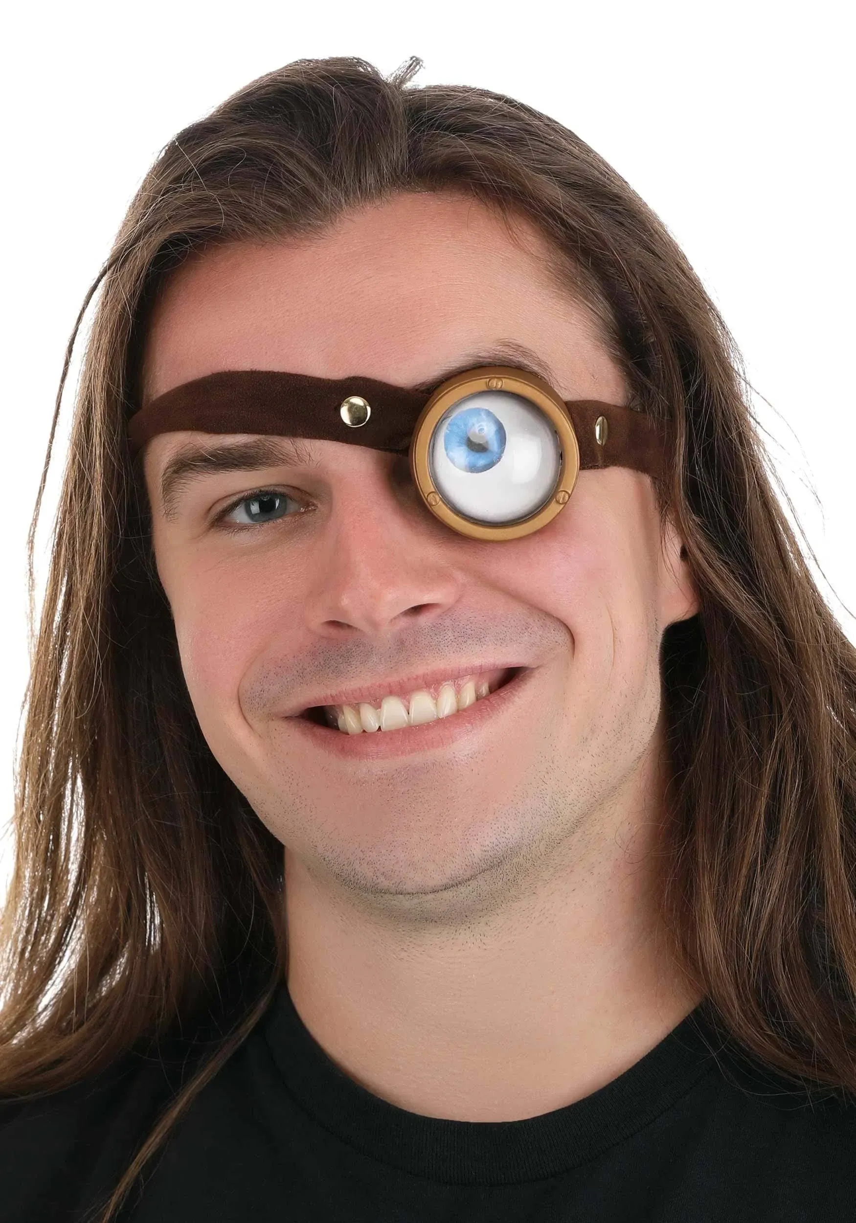 elope Mad-Eye Moody Monocle from Harry Potter - Adjustable Plastic and Suede, Officially Licensed